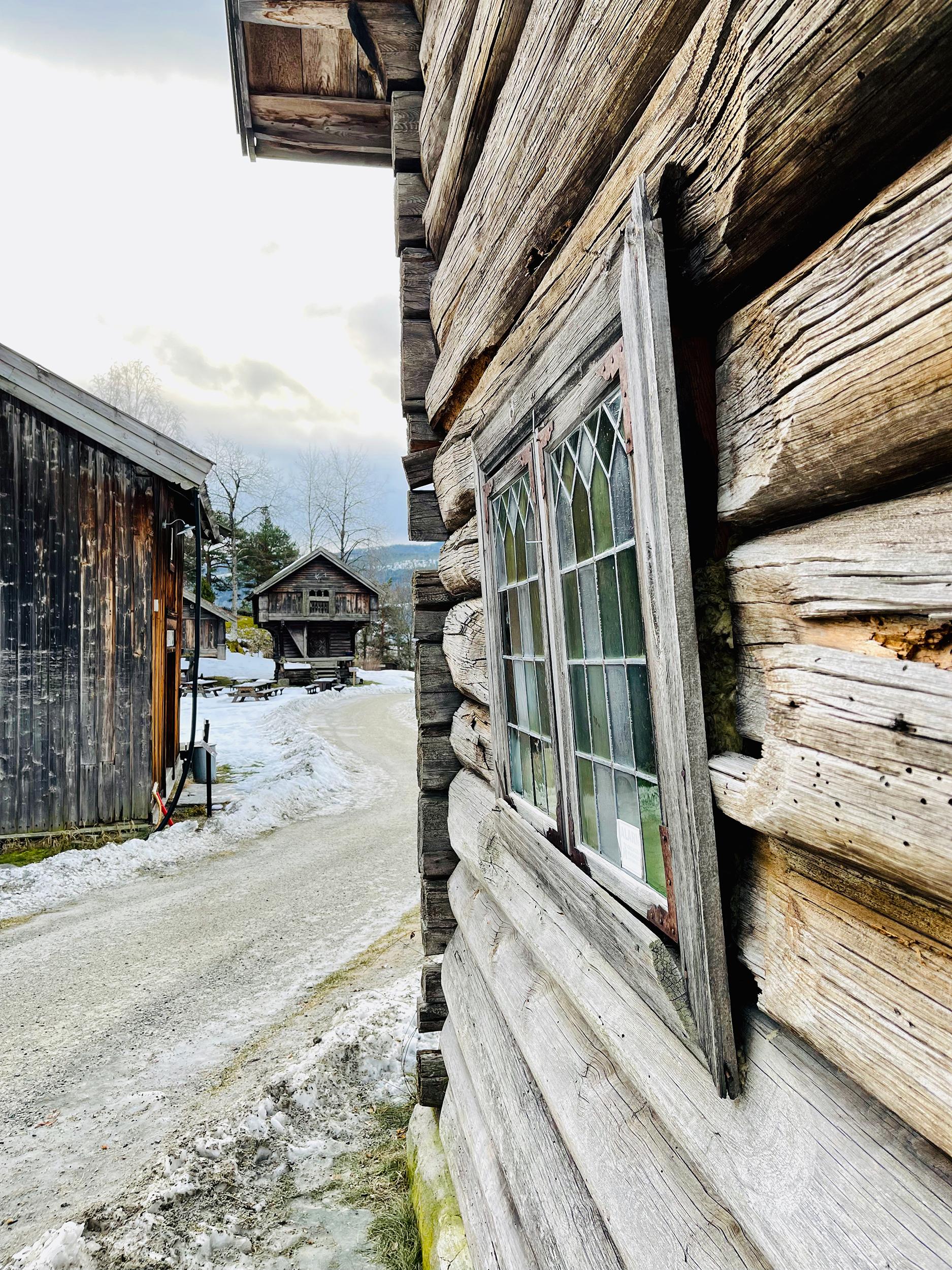 The buildings at Heddal Open-air Museum