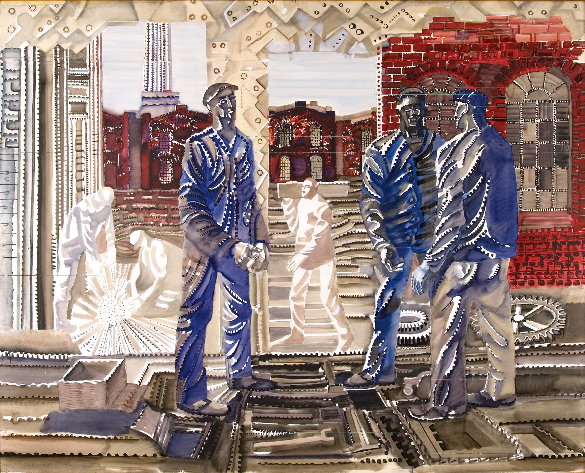 Kunst og arbeiderkultur – Arne Ekelands billedverden