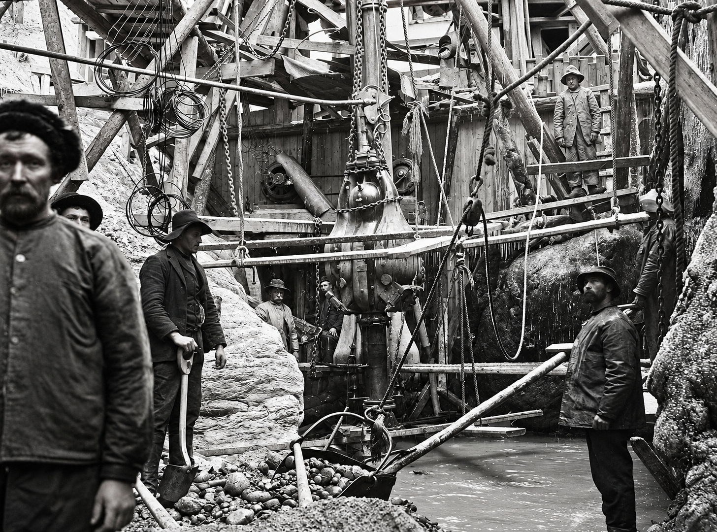 Dragetemmeren– Svælgfos Kraftanlæg, en reise i historiske fotografier